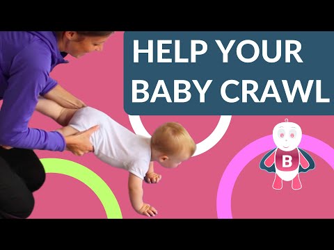 How to Teach your Baby to Crawl 👶💪❤️ Baby Exercises ★ 6-9 Months ★ Baby Activities, Baby Development